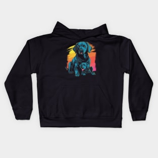 Labrador Retriever Fathers Day Kids Hoodie